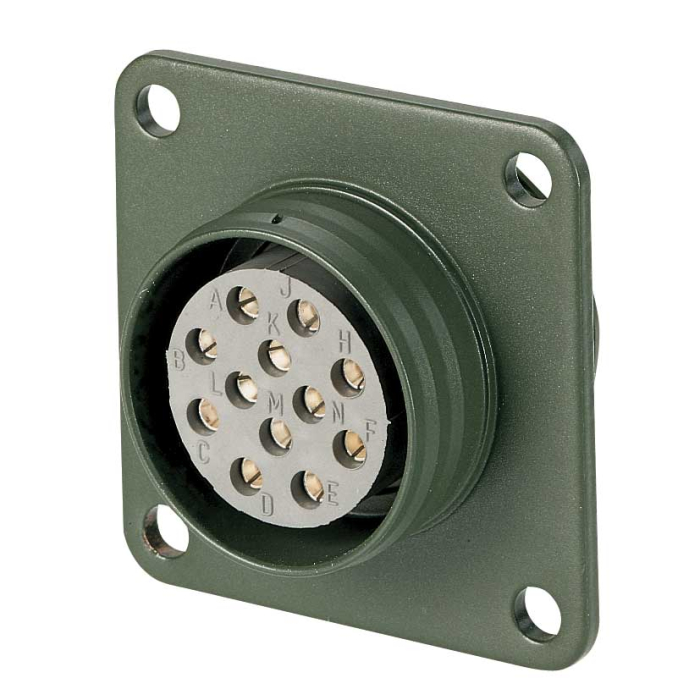 12 Pole Military Socket Only Female contacts VG96923A-12S 12 Pole Military Socket Only Female contacts VG96923A-12S