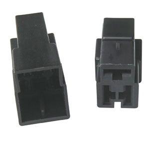 3 Way Connector Female Black For 6.3mm Terminals 3 Way Connector Female Black For 6.3mm Terminals