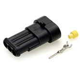 Superseal 3 way Connector Kit Male for 0.50-1.50mm cable Superseal 3 way Connector Kit Male for 0.50-1.50mm cable