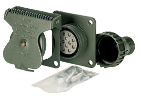 12 Pole Military Socket Kit Female Contact- NW17 Interface