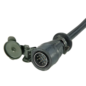 12 Pole Military Plug Assy. Male Contacts & 1200mm Lead