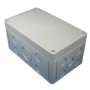 Polycarbonate Enclosure With High Lid And Metric Knockouts