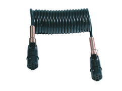 7N Hytrel Coil 24v 3.0mx60mm Plastic Plugs & Cable Support