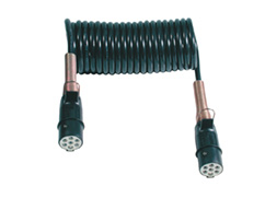 7S Hytrel Coil 24v 3.0mx60mm Plastic Plugs & Cable Support