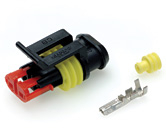 Superseal 2 way Connector Kit Female for 0.50-1.50mm cable
