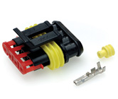 Superseal 3 way Connector Kit Female for 0.50-1.50mm cable