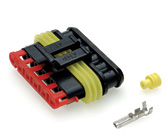 Superseal 6 way Connector Kit Female for 0.50-1.50mm cable
