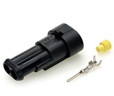 Superseal 2 way Connector Kit Male for 0.50-1.50mm cable