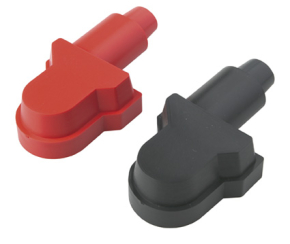 PVC Red Battery Terminal Cover Clipover For 60 - 70mm² Cable